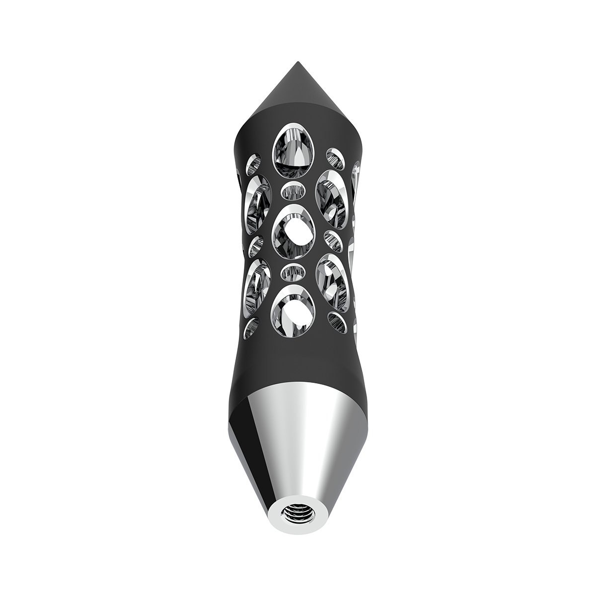 Daytona-Style-Spike-Grip-Handle-With-Beer-Tap-Adapter-Black-1 Daytona Style Spike Grip Handle With Beer Tap Adapter - Black - Image 2