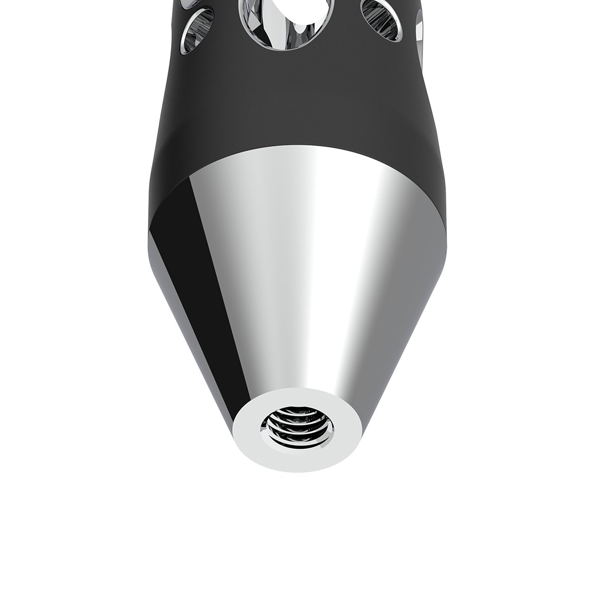 Daytona-Style-Spike-Grip-Handle-With-Beer-Tap-Adapter-Black-2 Daytona Style Spike Grip Handle With Beer Tap Adapter - Black - Image 3