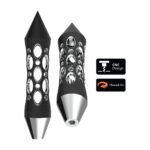 Daytona Style Spike Grip Handle With Beer Tap Adapter - Black - Image 5