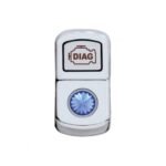 "Diagnostic" Rocker Switch Cover With Blue Crystal