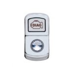 "Diagnostic" Rocker Switch Cover With Clear Crystal