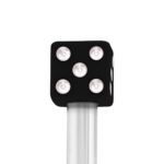 Dice Door Lock Knobs - Black (2Pc/Set) - Image 5