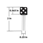 Dice Door Lock Knobs - Black (2Pc/Set) - Image 6