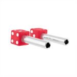 Dice Door Lock Knobs - Red (2Pc/Set) - Image 3