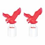 Eagle Bumper Guide Top With Chrome Base - Red (2-Pack)