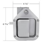 Exterior Sleeper Storage Door Handle For Kenworth W900/T800 (2004-2015), Short Striker - Passenger (Bulk) - Image 6