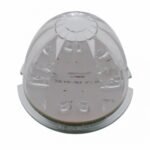 Fog Light Cover With 17 Amber LED Dual Func. Watermelon Light For 2007-17 KW T660- Driver -Clear Lens - Image 2