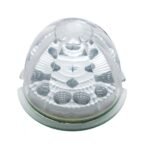 Fog Light Cover With 17 Amber LED Reflector Watermelon Lights For 2007-17 KW T660- Passenger -Clear Lens - Image 2
