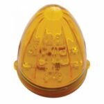 Fog Light Cover With 19 LED Watermelon Light For 2007-17 KW T660 (Passenger) - Amber LED/ Amber Lens - Image 2