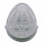 Fog Light Cover With 19 LED Watermelon Light For 2007-17 KW T660 (Passenger) - Amber LED/ Clear Lens - Image 2