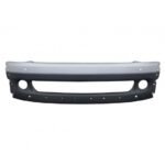 Freightliner Columbia Center Bumper - Silver Without Tow Hole