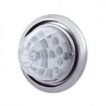 Front Bumper Light With 17 Amber LED Reflector Watermelon Light For Freightliner Columbia - Clear Lens