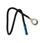 Fusible Link Wire - 14 AWG, Black w/ 3/8" Stud, (1) 9.25" Pc.