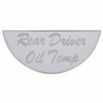 Gauge Plate For Peterbilt - Rear Driver Oil Temp
