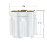 Gun Cylinder 13/15/18 Speed Gearshift Knob - Pearl White - Image 4