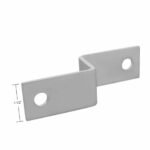 Heavy Duty "Z" Mounting Bracket - 3" x 2" x 3"