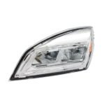 High Power Chrome LED Headlight For 2018-2024 Freightliner Cascadia-Driver - Image 4