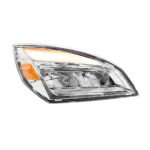 High Power Chrome LED Headlight For 2018-2024 Freightliner Cascadia-Passenger - Image 2