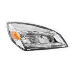 High Power Chrome LED Headlight For 2018-2024 Freightliner Cascadia-Passenger - Image 3