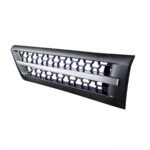 Hood Air Intake Grille With White LED For 2018-2024 Freightliner Cascadia 126 - Driver - Image 3