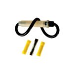 In-Line Glass Fuseholder 10 AWG 6.5" Wire w / (1)30 Amp AGC Fuse & (2)Vinyl Terminals, 1 Set.