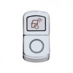 "Load Light" Chrome Rocker Switch Cover - Plain