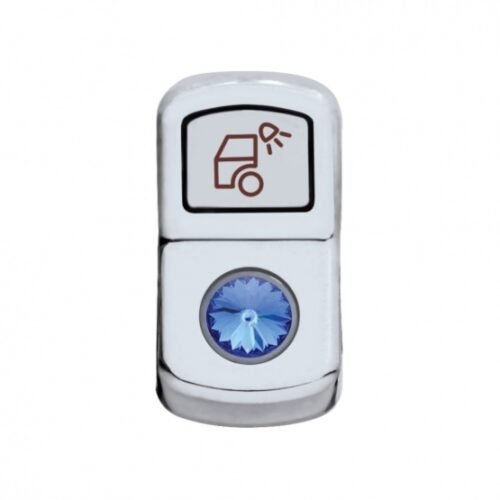 "Load Light" Rocker Switch Cover With Blue Crystal