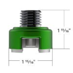 M30X3.5 Thread-On Shift Knob Mounting Adapter For Eaton Fuller Style 13/15/18 Shifter - Emerald Green - Image 4