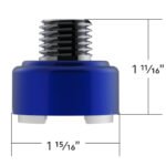 M30X3.5 Thread-On Shift Knob Mounting Adapter For Eaton Fuller Style 9/10 Shifter - Indigo Blue - Image 4