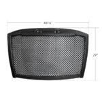 Mesh Grille For 2018-2024 Freightliner Cascadia-Black - Image 10