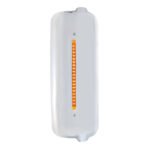 Mirror Cover With 19 Amber LED 12" Reflector Light Bar For Pre-2005 FL Century- Passenger -Amber Lens