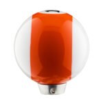 Number 13 Pool Ball Gearshift Knob - Gloss Orange Striped - Image 2