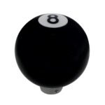 Number 8 Pool Ball Gearshift Knob - Gloss Black