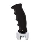 Pistol Grip Gearshift Knob With 13/15/18 Speed Adapter - Black - Image 2