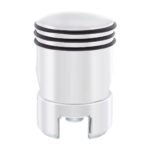 Piston Gearshift Knob With 13/15/18 Speed Adapter - Chrome - Image 2