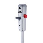 Piston Gearshift Knob With 13/15/18 Speed Adapter - Chrome - Image 3