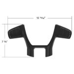 Plastic Trim For United Pacific YourGrip Peterbilt 579/Kenworth T680 Steering Wheel - Black - Image 6