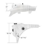 Pressurized Coolant Reservoir & Coolant Level Sensor For 2008-2017 Freightliner Cascadia