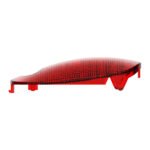Rectangular Dome Light Lens For 2006+ Peterbilt - Red - Image 3