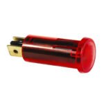 Red Warning Light 16 Amp 12V w/2 Lucar Terminals, 1 Pc.