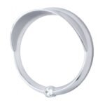 Signature Series Speed/Tachometer Gauge Bezel With Visor For Freightliner -Clear Crystal