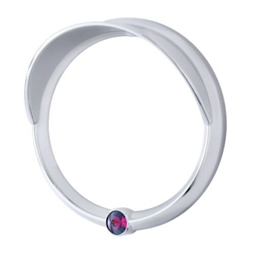 Signature Series Speed/Tachometer Gauge Bezel With Visor For Freightliner -Purple Crystal