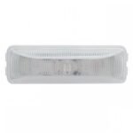 Single LED Rectangular Light (Clearance/Marker) - Amber LED/Clear Lens (Bulk) - Image 2