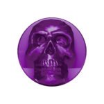 Skull Air Valve Knob - Candy Purple - Image 2