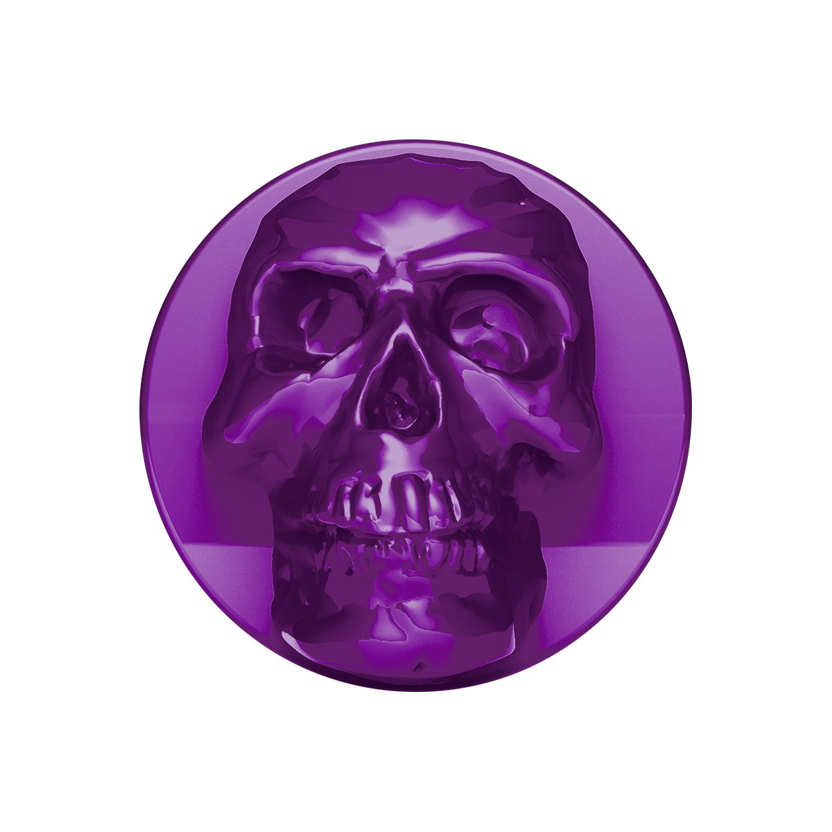 Skull-Air-Valve-Knob-Candy-Purple-1 Skull Air Valve Knob - Candy Purple - Image 2