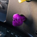 Skull Air Valve Knob - Candy Purple - Image 4