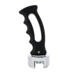 Slot Style Gearshift Knob With 13/15/18 Speed Adapter - Black - Image 2