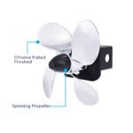 Spinning Propeller Hitch Cover For 2" X 2" Trailer Hitch Receivers - Image 5