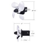 Spinning Propeller Hitch Cover For 2" X 2" Trailer Hitch Receivers - Image 8