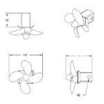 Spinning Propeller Hitch Cover For 2" X 2" Trailer Hitch Receivers - Image 10